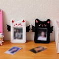 thumbnail image 3 of Thinsony Kpop Photocard Holder Keychain Plush Devil Cover ID Card Cute Sleeve Waterproof Portable Card Holder white, 3 of 6