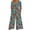 Mint Green, variant on Women's Summer Jumpsuit, Casual V-Neck Short Sleeve Romper with Pockets, Back Zip Coverall for Beach, Outdoor, Daily Wear
