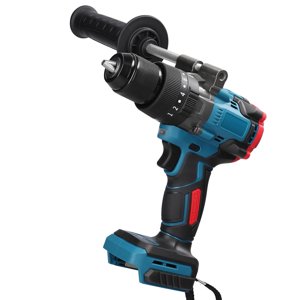 Electric 13mm High Torque Multifunctional Electric Cordless Drill High-power Cordless Rechargeable Hand Drills Brushless Motor Home DIY Electric Power Tools