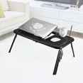 thumbnail image 1 of Bureau Pliant pour Ordinateur Portable, Table Pliante Portable Réglable Cahier Bureau Ventilateur Cool Bureau d'Ordinateur Plié Robuste et Résistant, 1 of 9