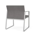 thumbnail image 5 of Fauteuil d'Appoint Surdimensionné Gansett pour Réception / Acier Argenté / Gris Pâle, 5 of 5
