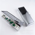 thumbnail image 1 of Shisuyan 2pcs Metal Pills Case Compartment Medicine Container Portable Rectangle Monthly Case For Pocket Purse Metal Beads Organizer, 1 of 8