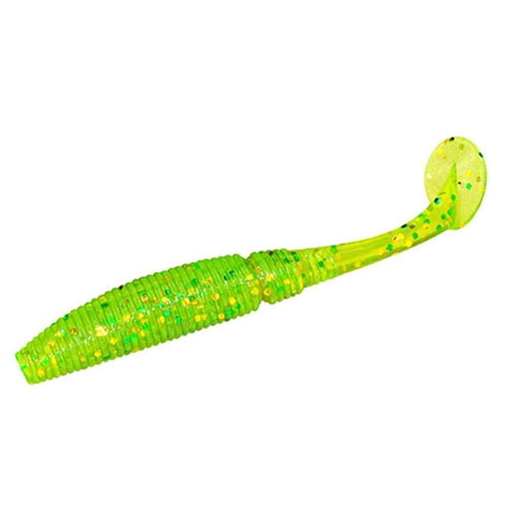 Maoww 15 Pcs Wobbler Jigging 50mm/1g Leurre de Pêche Ver Souple Crevette Jerkbait Poisson Océan Roche Leurre Achigan T Souple Queue Appâts