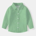 thumbnail image 4 of vdgthytj Chemises à Boutons pour Bébés Garçons Filles Chemise d'Uniforme à Col Manches Longues Vêtements de Printemps Automne, 4 of 6