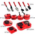 thumbnail image 2 of Cookware Toy Set Simulated Educational Plastic Pretend Play Toy Kitchen Cooking Set for Kids, 2 of 9
