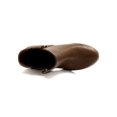 thumbnail image 4 of Unique Bargains Bottes Chelsea à Plateforme à Talons Hauts Épais à Fermeture Éclair pour Femmes, 4 of 8
