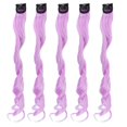 thumbnail image 3 of Extensions de Cheveux à Clipser, 5 Pcs Extension de Cheveux 21.7 Po Mèches Mode Longue Bouclée Colorée à Clipser pour Filles Femmes pour Mode Quotidienne et Occasions Spéciales, 3 of 7
