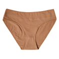 thumbnail image 1 of Plebaso Culottes Bikini Extensibles en Coton pour Femmes, Culottes Échancrées Respirantes à Couverture Complète pour Dames, 1 of 2