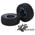 thumbnail image 1 of RC Rubber Tires, High Abrasion Resistance Replacement Part Good Grip RC Tire Strong Cushioning  For ZD Racing 1/7 -07 RC Car Blue, 1 of 8