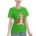 thumbnail image 2 of Women's Basic Short Sleeve T-Shirt One Piece Luffy, 2 of 6