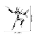 thumbnail image 3 of Summer Savings Clearance! New Mech Doll Multi Joint Mobile Multi Gesture DIY Assembly Dummy Model Toy, 3 of 6
