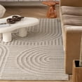 thumbnail image 4 of Rug Branch Hogar Abstract Indoor Outdoor Area Rug, Grey Cream, Modern - Living Room, Bedroom, Dining Room, and Kitchen, 4 of 9