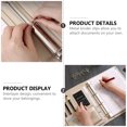 thumbnail image 4 of MasteelfCA PU Leather Notebook Binder Loose Leaf Ring Binder Personal Planner Folder, 4 of 6