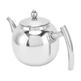 thumbnail image 3 of Peahefy Filter Kettle, Stainless Steel Fashionable Beautiful Teapot Silver For Various Teas For Tea Supplies, 3 of 8