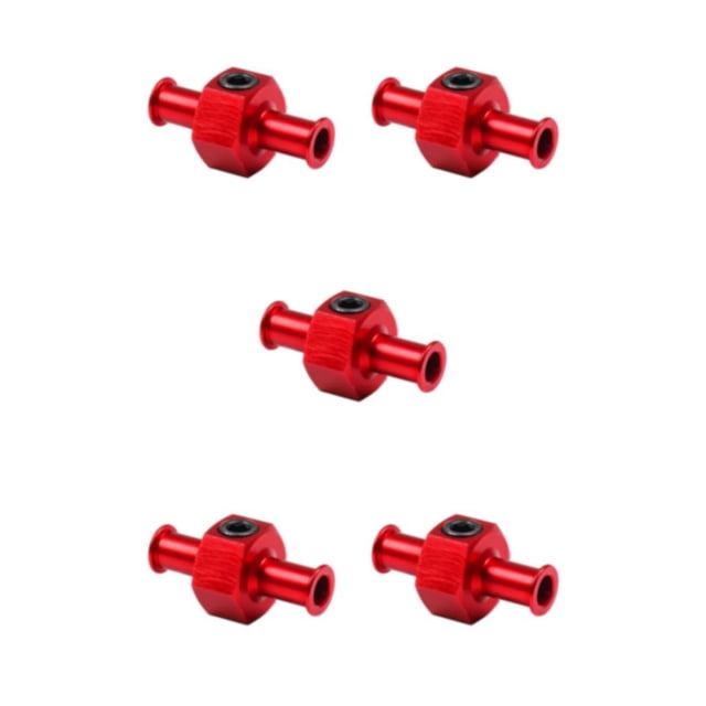 Maytalsory Nitrous Pressure Gauge Adapter Simple And Effective Solution With Seal High Durability Gauge T red 5Set