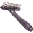 thumbnail image 1 of Brosse de Toilettage pour Animaux Râteau à Double Rangée Râteau de Massage pour Chien pour Brosse à Cheveux Barre de Dématissage avec Dents, 1 of 5