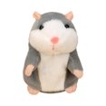thumbnail image 3 of Speak Talking Hamster Mouse, Adorable Kids Toy, Record Function, Cute Design, for Children, Interactive Play, Toy Animal, Child-Friendly Hzhnb | Plastic, A, 3 of 8