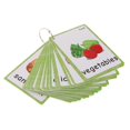 thumbnail image 1 of GUOOL 35 Pcs Cartes Flash de Vocabulaire Anglais pour Enfants pour Nourriture, 1 of 9