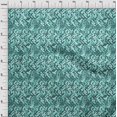 thumbnail image 4 of oneOone Cotton Cambric Turquoise Green Fabric Abstract Fabric For Sewing Printed Craft Fabric By The Yard 42 Inch Wide, 4 of 4