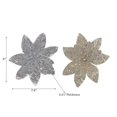 thumbnail image 3 of Glitter Poinsettia Clip - Set of 12, 3 of 3