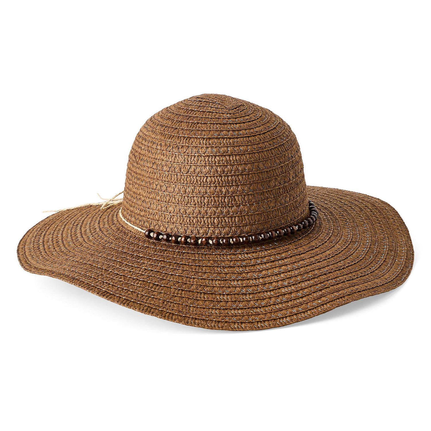 Chapeau souple en paille Time and Tru pour femmes