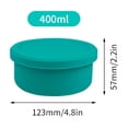 thumbnail image 2 of Silicone Food Storage Container Set with Secure Lids for Meal Preparation Lunch Travel and Camping Kitchen, 2 of 4