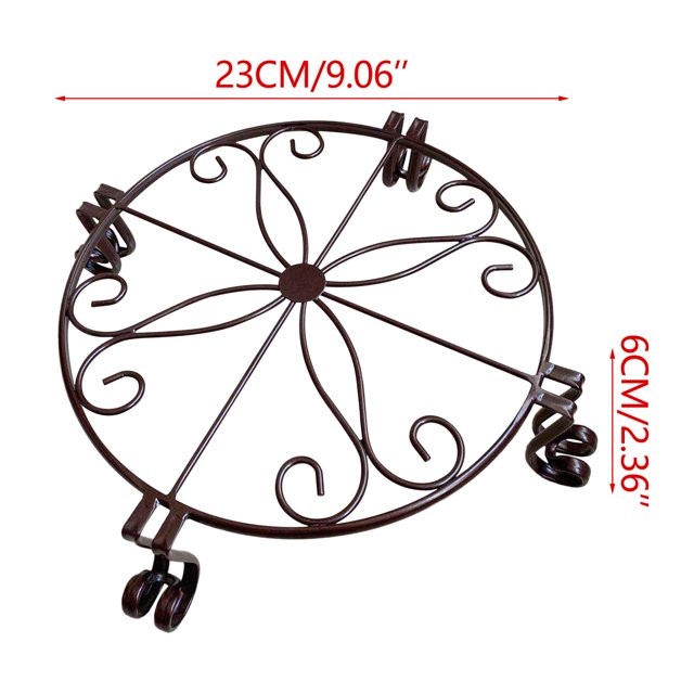 XZNGL Iron Art Small Flower Stand, Single Layer Desktop, Floor Standing Flower Pot Stand, Potted Flower Stand
