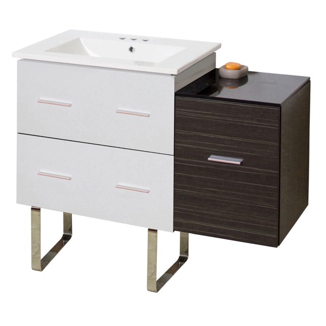 Imaginations Américaines 37.75 pouces W Vanity Set Gris