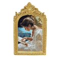 thumbnail image 1 of jifeng Retro Antique Resin Photo Display Frame Gift Elegant Wall Desktop Picture Holder M, 1 of 9