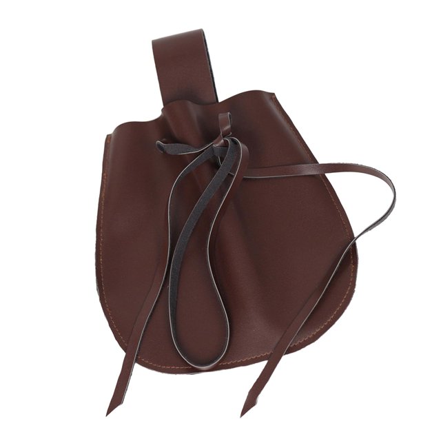 lionlar Sac à dés Portable avec Pochette à Cordon pour Jeu de Rôle Marron