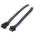 thumbnail image 3 of ANGGREK LED Strip Light,50 Pairs Connector Cable Male And Female 4 Pin Tinned Copper Core For LED Strip Light 10cm Length,Lighting Parts, 3 of 8