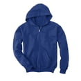 thumbnail image 1 of Hanes Comfortblend EcoSmart Chandail à Capuchon à Fermeture Éclair Intégrale pour Enfants, G, Bleu Royal Foncé, 1 of 4