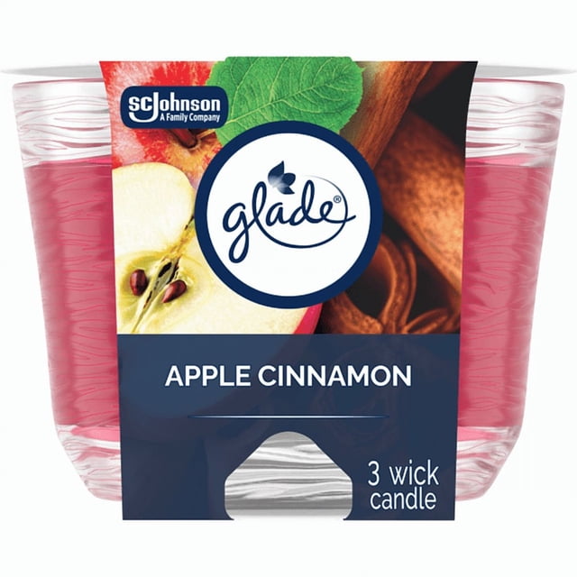 Bougie Parfumée des Fêtes, Apple Spice SwirlTM, Bougie à 3 Mèches