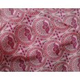 thumbnail image 4 of oneOone Silk Tabby Fabric Floral & Paisley Block Print Fabric BTY 42 Inch Wide, 4 of 4