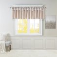 thumbnail image 2 of Madison Park Polyester Lightweight Faux Silk Valance with Beads in Blush, 2 of 8