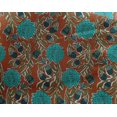 thumbnail image 4 of oneOone Georgette Viscose Fabric Leaves & Floral Block Print Fabric BTY 42 Inch Wide, 4 of 5