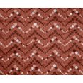 thumbnail image 4 of oneOone Polyester Lycra Dark Rose Brown Fabric Chevron Geometric Sewing Craft Projects Fabric Prints By Yard 56 Inch Wide, 4 of 4