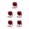 thumbnail image 2 of QualitChoice Rideau Tieback Punch-free Élégant Forme de Fleur Décoratif de Remplacement Boucle de la Maison Attache Ornement Accessoires Rouge 5PCS, 2 of 6
