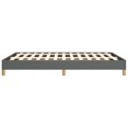 thumbnail image 4 of vidaXL Bed Frame Dark Grey 152x203 cm Queen Fabric, 4 of 6