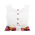 thumbnail image 4 of Girls Dress Lace To Chiffon Blooming Flower Tied Waist 8 Years, 4 of 4