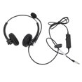 thumbnail image 1 of Casque Téléphonique Filaire, Casque Téléphonique de Bureau A26 pour Centre d'Appels, Casque Téléphonique à Réduction de Bruit pour Service à la Clientèle Casque d'Affaires avec Micro, Serre-Tête Ajustable, 1 of 8