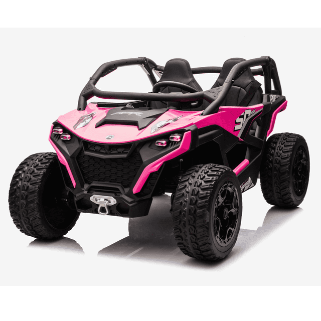 Kids VIP 24 V Power MX 2 Places Buggy pour Enfants 4X4 à Chevaucher avec Roues en Caoutchouc et Télécommande