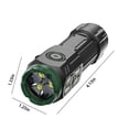 thumbnail image 3 of Cagogo under $5 LED Flashlight, Rechargeable LED Flashlight Super Bright, High Powered Hunting Flashlight, USB Handheld Emergency Light, Outdoor Hiking Camping Tool, 3 of 9