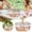F, variant on Hearth & Gear Wicker Storage With Gingham And Lace Trim For Home Picnics And Giving Design With Crochet Condiment Cups Reusable Home Finds Food Canisters with Lids Airtight Kitchen Storage Containers