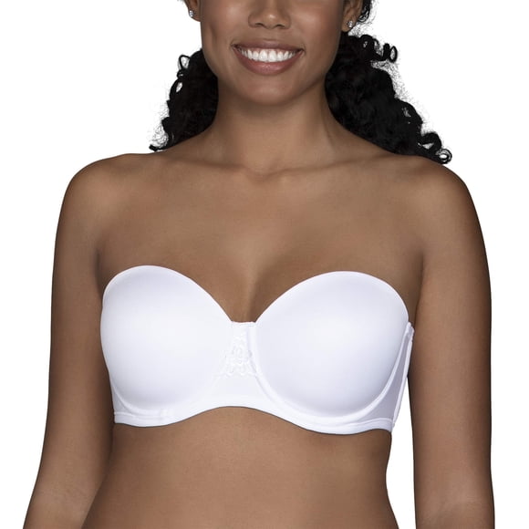 Vanity Fair womens Beauty Back Smoothing Strapless (34b - 44dd) Bra, Star White, 36DD US