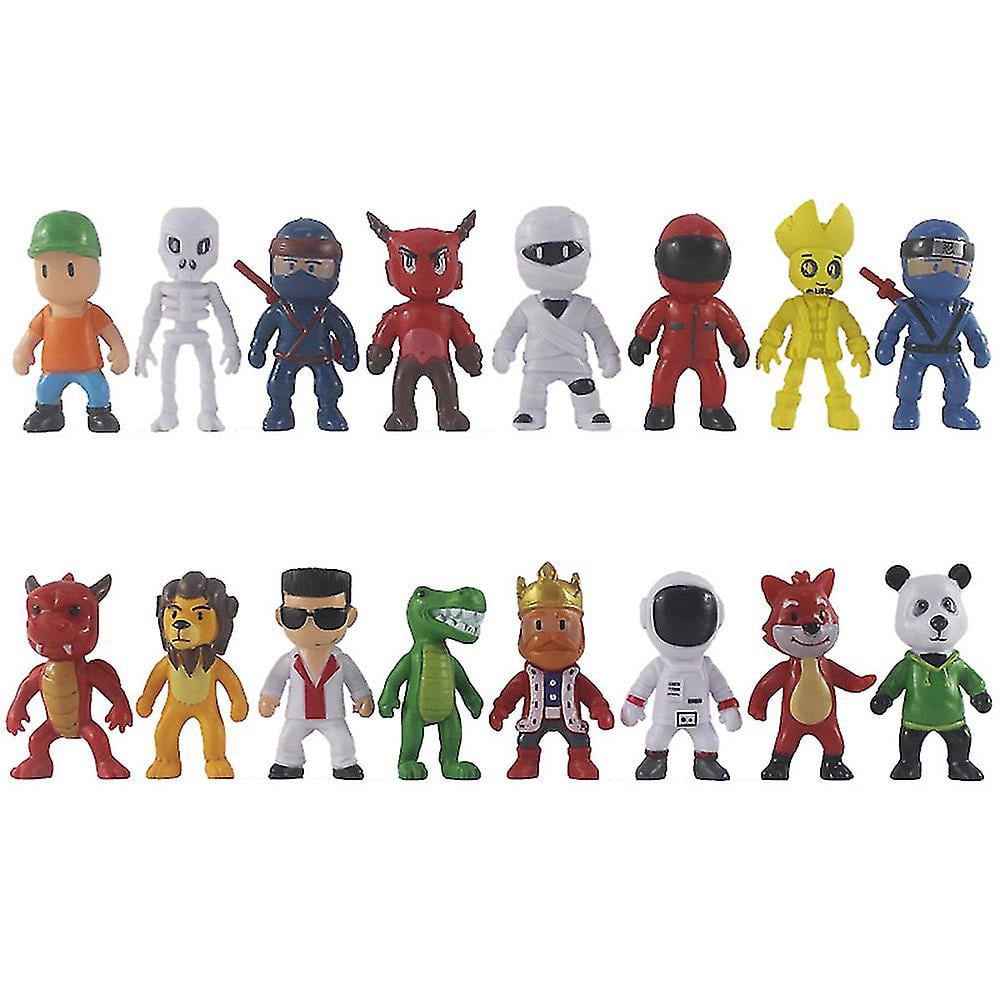 16 pcs. Stumble Guys Action Figure Set Boys Girls Kids Games Fans Gifts Toys Mini Figures