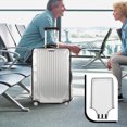 thumbnail image 4 of Clear PVC Suitcase Protector Cover - Waterproof Luggage Dust Bag (22-30 Wheeled Case), 4 of 9