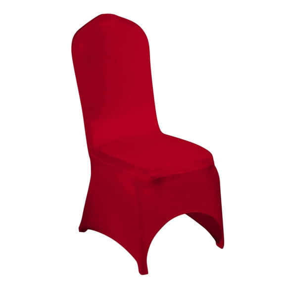 Hotel Banquet Chair Cover Elastic Polyester for White Seat Decoration Linen Protector Durable Fit for Event Use
