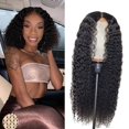 thumbnail image 2 of Peruvian Curly Human Hair Wig Glueless Lace Front Human Hair, 2 of 3