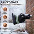 thumbnail image 4 of Couvercle de Robinet d'Hiver Extérieur, Protection Isolante, Résistant aux Intempéries, Design Simple, pour Usage Domestique, Empêche le Gel, Couvercle de Protection contre le Gel, Isolation de Ligne d'Eau Hzhnb / Tissu Oxford, Noir, 4 of 8